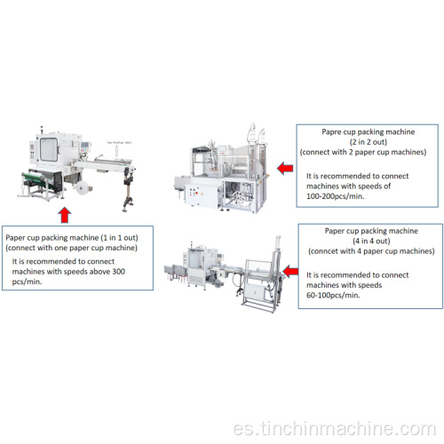 Empaquetadora automática uno en uno-fuera